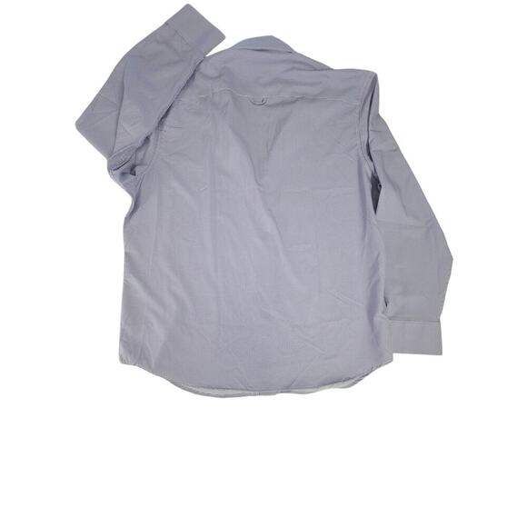 Construct Stitch Fix men's houndstooth long sleeve button up shirt purple Sz XXL - Picture 2 of 6